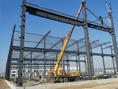 स्टिल संरचना Carports को निर्माण प्रक्रिया