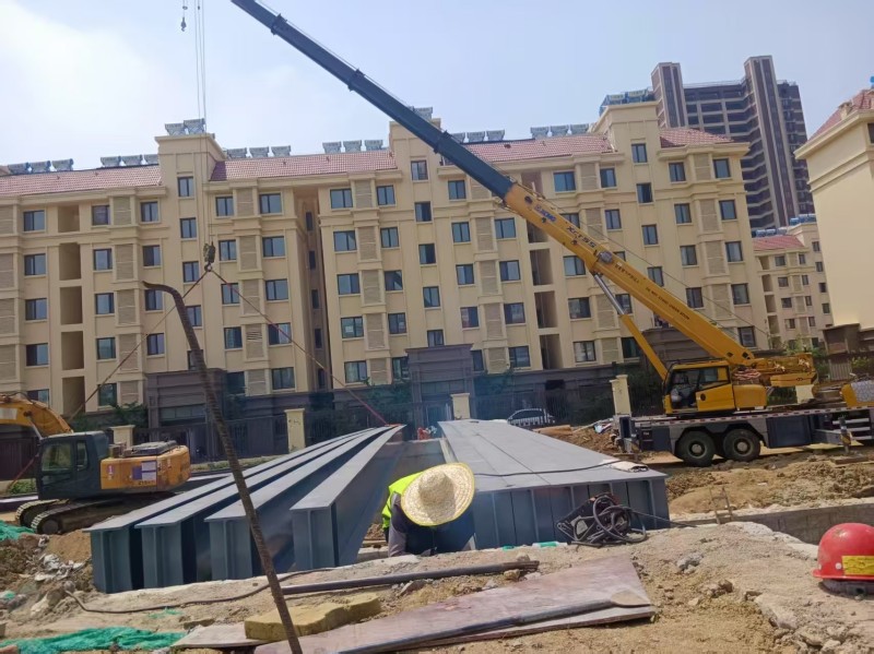 Liweyuan डिजाइन, विकास, र स्टील ब्रिज को स्थापना