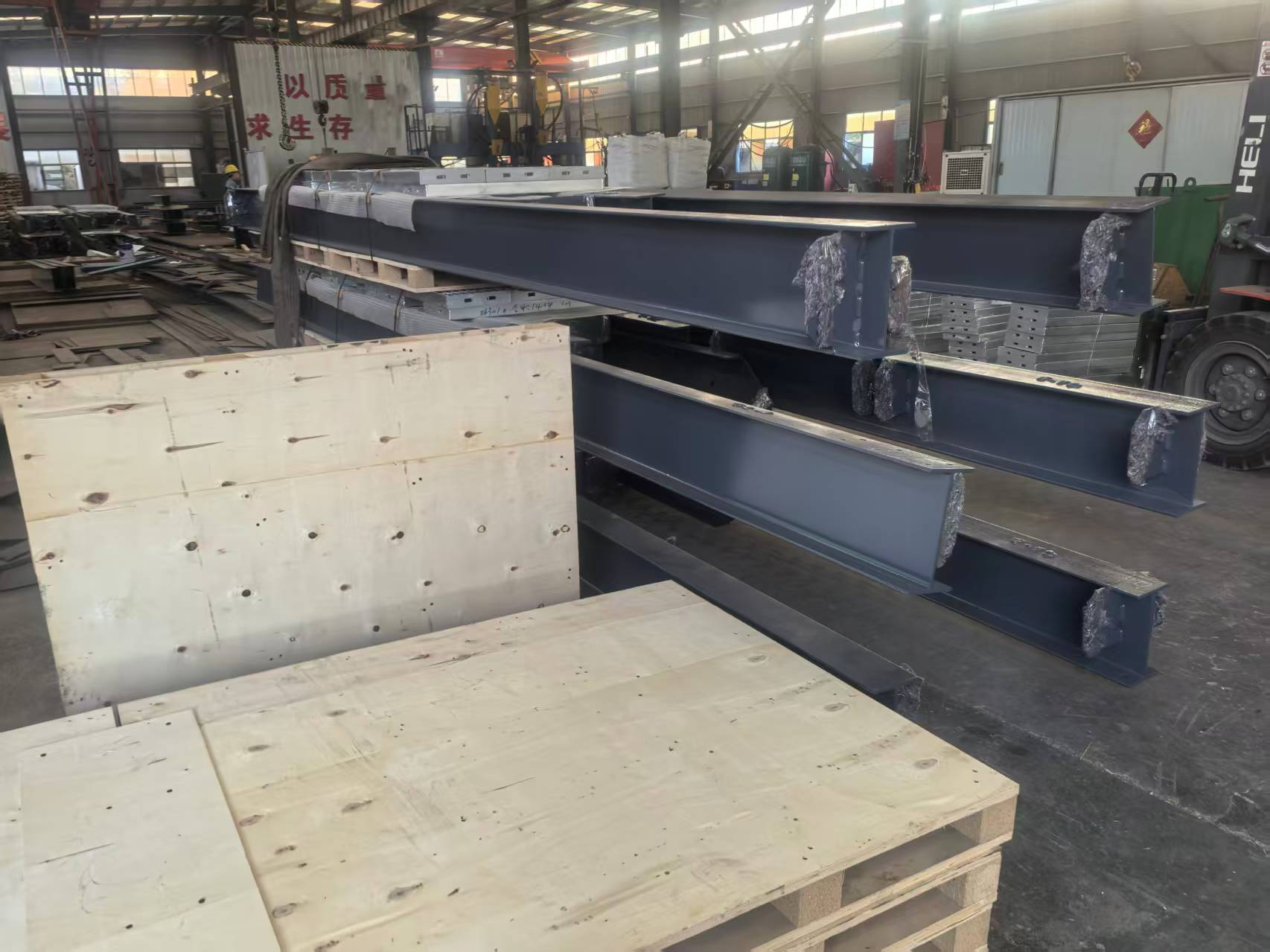 Liweiyuan इस्पात संरचनाले स्टील संरचना गोदाम नर्वेमा निर्यात पूरा गर्दछ, चाँडै जहाजमा